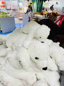 IKEA宜家新品 思纳迪 毛绒玩具 北极熊/白色抱枕公仔玩偶新款正品