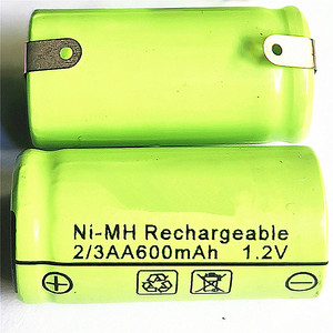 适用于飞科剃须刀电池2/3AA600mAh1.2V FS360 361 362 625 626 充电电池