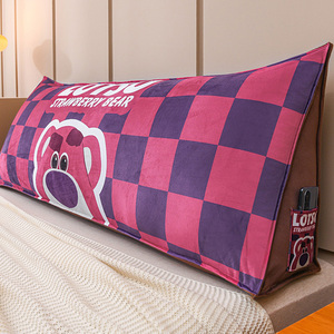 迪士尼床头靠垫大靠背可固定沙发床头抱枕床上榻榻米软包儿童靠垫
