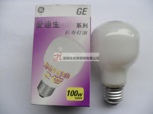 促销 GE美国通用电气 爱迪生长寿灯泡60W 100W磨砂灯泡