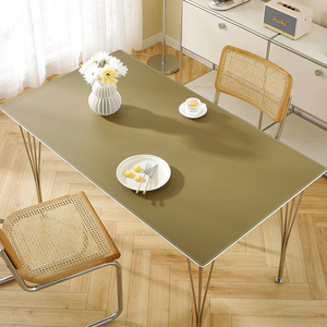 皮革pvc桌垫桌布免洗防油防水防烫茶几桌面保护膜餐桌垫塑料台布