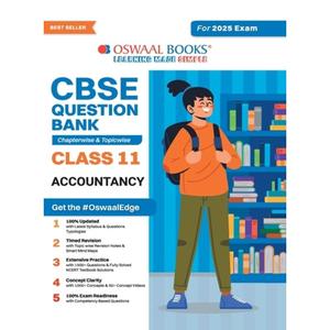 【4周达】Oswaal CBSE Question Bank Class 11 Accountancy, Chapterwise and Topicwise Solved Papers For ... [9789359586410]