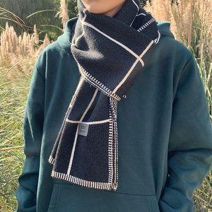 围巾男冬季韩系2022男士新款送男友情侣围巾学生男生生日礼物手织