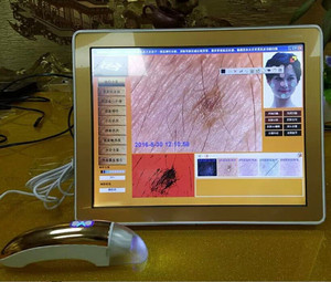 新款智能皮肤检测仪脸部胶原蛋白分析肌肤弹性油分水分激素测试仪