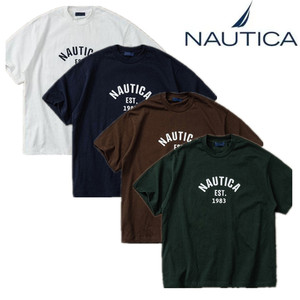 【现货】NAUTICA JAPAN Felt Pach Arch Logo刺绣重磅短袖T恤23SS
