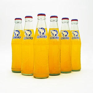 老北京特产北冰洋汽水桔子味248ml*12瓶 玻璃瓶桔汁/橙汁饮料组合