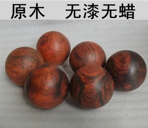 老挝大红酸枝（交趾黄檀）木料半成品保健手球健身球
