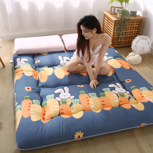 日式加厚床垫家用榻榻米地垫可折叠懒人卧室睡垫床褥子打地铺神器