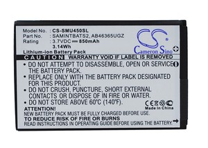 厂家直供CS适用三星 SCH-U960 SCH-U450 AB463651GZ手机电池