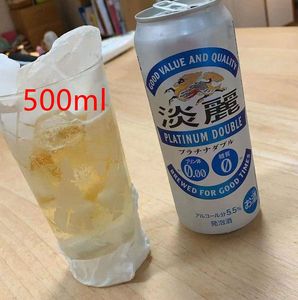 24.2产 日本麒麟 KIRIN白金淡丽无嘌呤零糖质无糖啤酒500ml*6罐