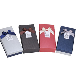 丝巾香水礼盒长短款钱包盒子礼物盒包装盒小长方形领带礼品盒子