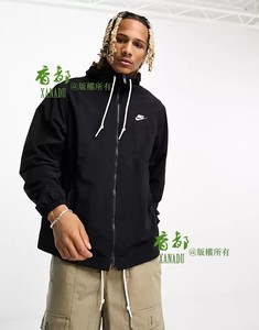 Nike耐克Windrunner winter黑色男女同款运动休闲连帽夹克支虎扑