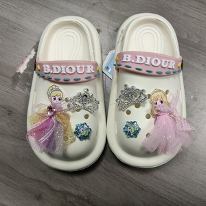 新款艾莱佳夏季男女小童婴幼儿卡通防滑软底宝宝两穿凉拖鞋洞洞鞋