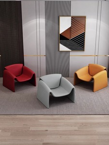 意式轻奢设计师创意螃蟹椅单人沙发椅客厅休闲懒人沙发椅子休闲椅