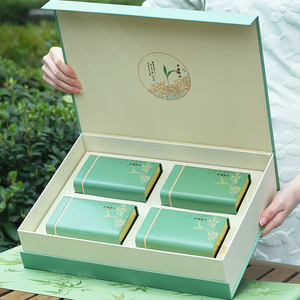 2024日照绿茶包装盒空礼盒定制高档半斤碧螺春龙井茶叶礼盒装空盒
