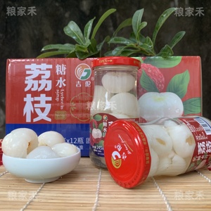 吉伦荔枝罐头245克*12瓶整箱杨梅罐头广东新鲜水果罐头新货上市