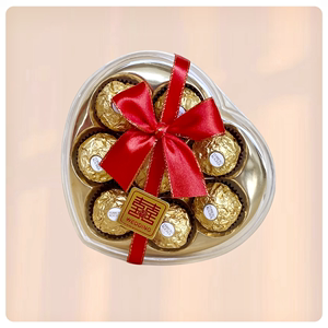 正品费列罗巧克力喜糖结婚伴手礼520情人节礼物升学宴赠心形礼盒