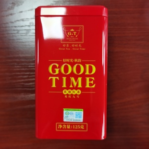 英德红茶三圣红品牌英红九号好时光秋韵精美铁罐送礼125g