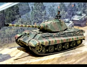 FOV 1:72 德军 虎王 主战坦克 合金成品模型 全新盒装旧化版 现货