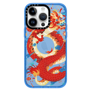 新款 龙年限定中国龙 新年适用苹果iPhone15pro max手机壳透明14pro保护套欧美13pro防摔全包艺术家联名15