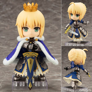 寿屋 Fate/Grand Order Saber 亚瑟王 Q版粘土人日版手办