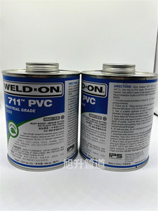 UPVC 711胶水 946ML/桶 美国IPS WELD-ON PVC进口管道胶粘剂PVC胶