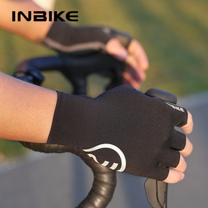 INBIKE半指手套春夏季新款短指减震运动自行车公路山地车骑行装备