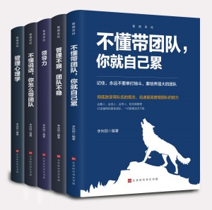 企业经营管理书籍全5册 企业管理成功法则不懂说话怎么带团队不懂带团队你就自己累管理不狠团队不稳领导力管理心理学高情商管理书