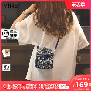 Viney手机包包女2024新款女包斜挎包夏季帆布包女腰包迷你小包袋