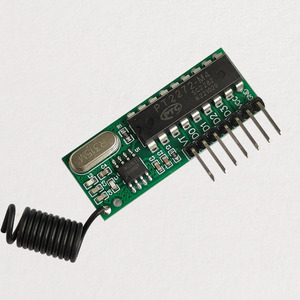 315M超外差无线接收模块 PT2272芯片解码四路 固定码焊码型RX012