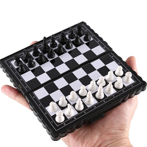 迷你国际象棋成人儿童 折叠磁性便携国际旅行款便携小巧国际象棋