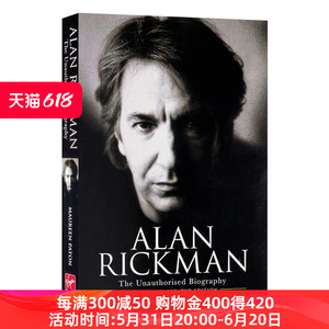 英文原版小说 Alan Rickman The Unauthorised Biography 艾伦里克曼传记 英文版 进口英语原版书籍