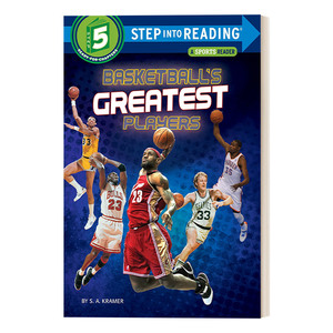 英文原版 Step into Reading 5 - Basketball's Greatest Players 篮球史上的伟大球员 兰登分级读物 英文版 进口英语原版书籍