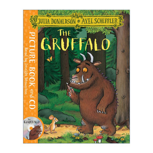 咕噜牛  英文原版 The Gruffalo 新版 带CD 英文版 进口英语原版书籍