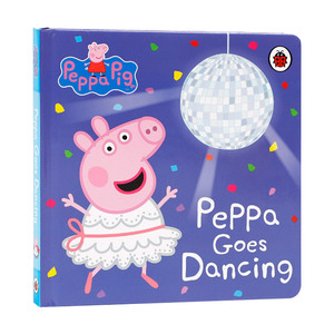 英文原版 Peppa Pig Peppa Goes Dancing 小猪佩奇去跳舞了 粉红猪小妹 故事图画纸板书撕不烂 英文版 进口英语原版书籍
