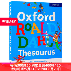 牛津罗尔德达尔同义词词典 英文原版书籍 Oxford Roald Dahl Thesaurus 英文版英英字典 进口原版英语学习工具书 正版