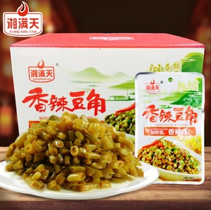 湖南特产湘满天香辣豆角酱菜泡菜下饭菜酸豇豆干豆角