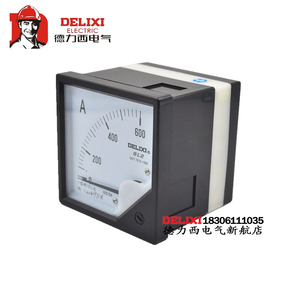 中国德力西 固定式指针交流电表电流表电压表 电测量仪表 6L2系列