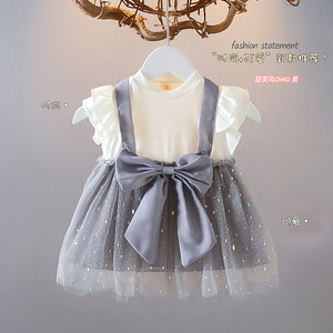 童装女童连衣裙夏款洋气儿童小女孩公主裙0一1-3岁婴儿女宝宝裙子