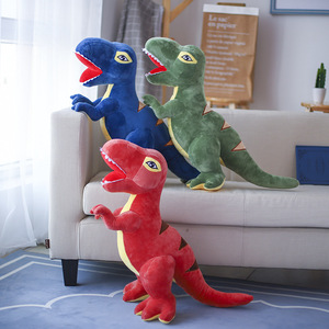 霸王龙床上抱枕仿真动物玩偶毛绒玩具可爱布娃娃男孩礼物恐龙公仔