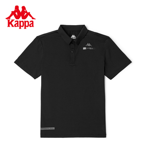 Kappa卡帕短袖新款夏男运动T恤休闲半袖立领POLO衫K0C32PD42