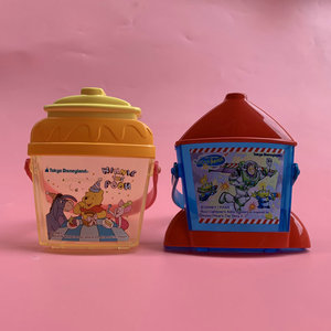 正版散货迪s尼乐园维尼熊罐玩具总动员巴斯光年饰品盒子收纳盒