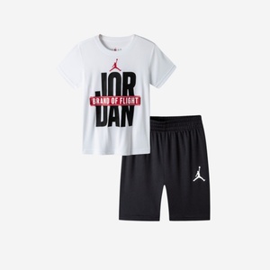 Nike/耐克短袖t短裤2件套AJ男小童冰感速干运动套装耐克套装