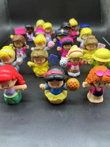 散货小小探索家系列塑胶过家家玩具美人鱼长发公主白雪摆件