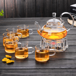 无铅耐高温玻璃煮茶壶过滤功夫泡茶器加厚泡茶壶红茶壶花茶壶套装