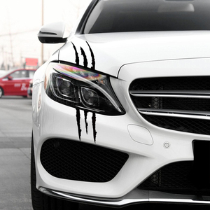 汽车大灯装饰贴纸爪子爪痕创意拉花改装抓痕鬼爪魔爪个性车贴 阿里巴巴找货神器