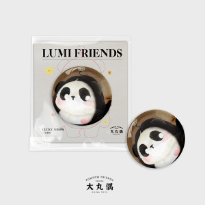 大丸偶LUMU FRIENDS大艺术家系列磁吸装饰熊猫冰箱贴