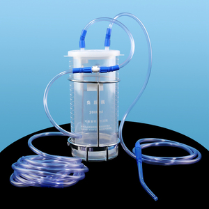 医疗废液收集装置2000ml医用挂式单瓶负压吸引器引流瓶及三通配件