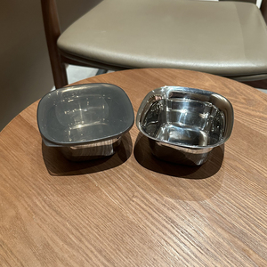 日式不锈钢加厚方形小碗带盖保鲜盒水果零食碗高端小料理碗小吃碗