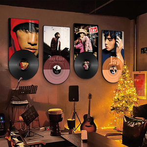 JAY周杰伦专辑黑胶唱片装饰挂画酒吧卧室背景墙壁画周边音乐摆件